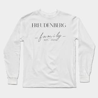 Freudenberg Family EST. 2020, Surname, Freudenberg Long Sleeve T-Shirt